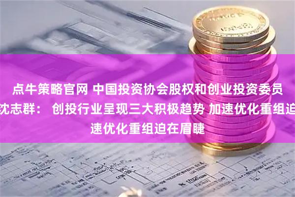 点牛策略官网 中国投资协会股权和创业投资委员会会长沈志群： 创投行业呈现三大积极趋势 加速优化重组迫在眉睫